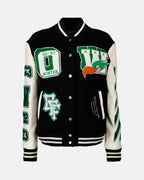 Jackets Patch bomber jacket Off-White Black Femme