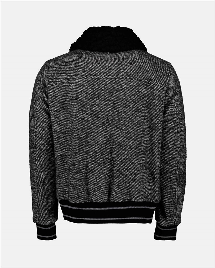 Jackets Wool bomber Dolce & Gabbana Gray Homme