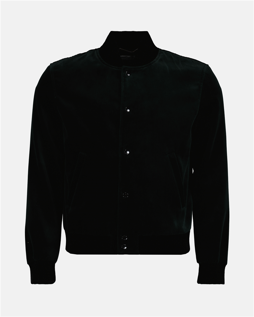 Jackets Velvet bomber Saint Laurent Green Homme