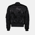 Jackets Graffiti Bomber Alexander McQueen Black Homme