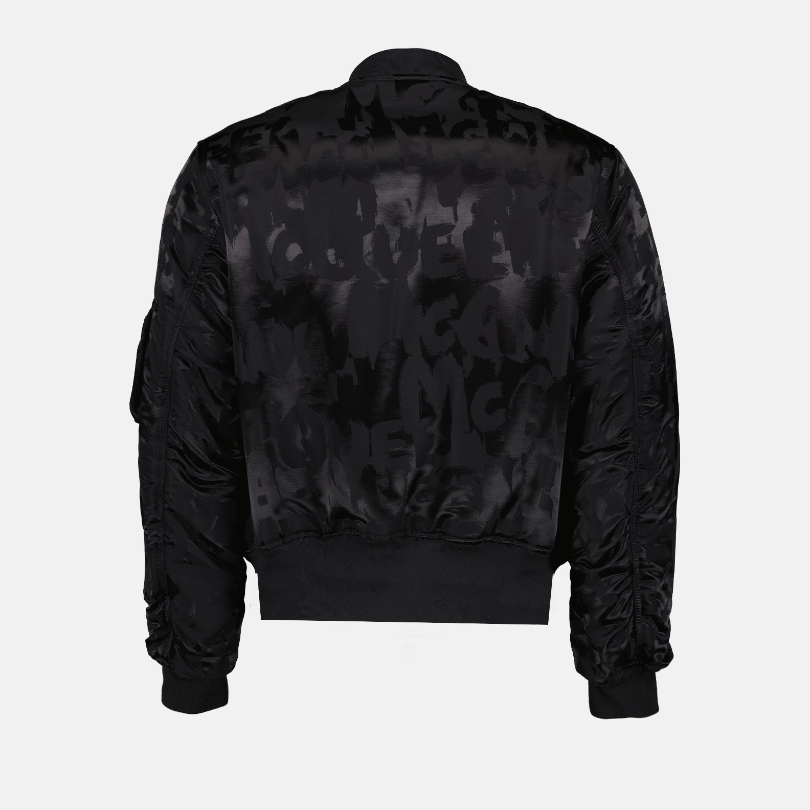 Jackets Graffiti Bomber Alexander McQueen Black Homme