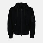 Jackets Logo plaque bomber jacket Dolce & Gabbana Black Homme