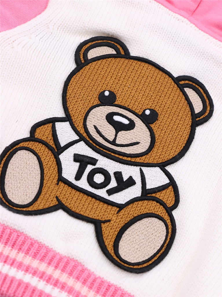Clothing Teddy bomber Moschino Pink Kids