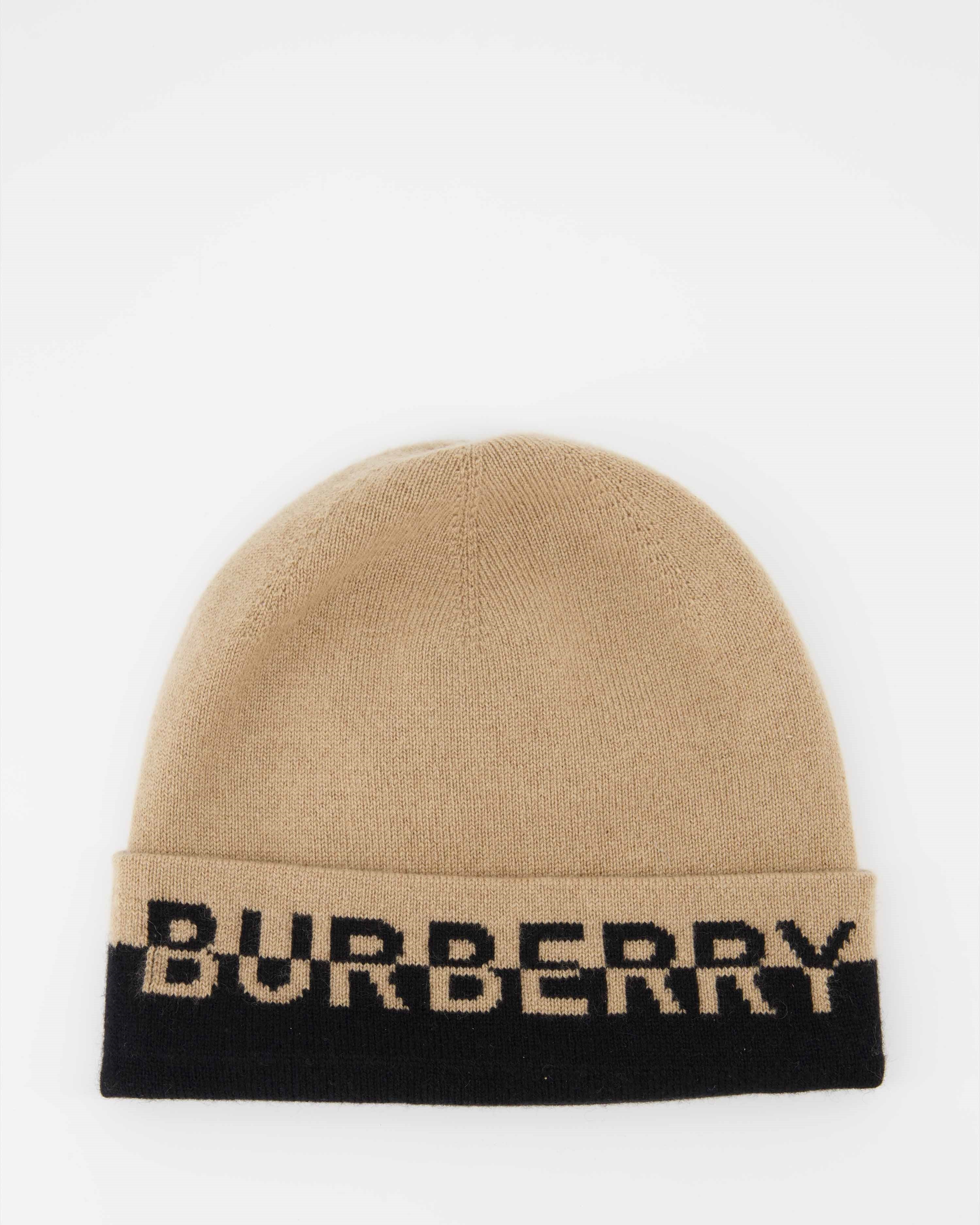 Hats, caps and beanies Logo beanie Burberry Beige Women