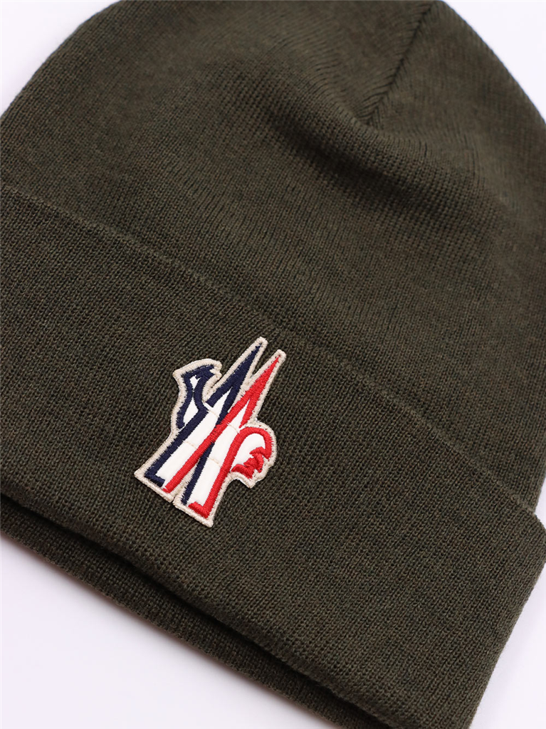 Hats, caps and beanies Logo beanie Moncler Grenoble Green Man