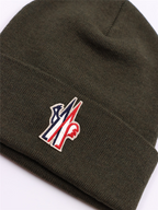 Hats, caps and beanies Logo beanie Moncler Grenoble Green Man