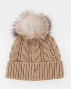 Hats, caps and beanies Pom-pom hat Moncler Grenoble Beige Women
