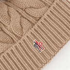 Hats, caps and beanies Pom-pom hat Moncler Grenoble Beige Women