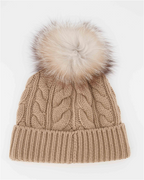 Hats, caps and beanies Pom-pom hat Moncler Grenoble Beige Women
