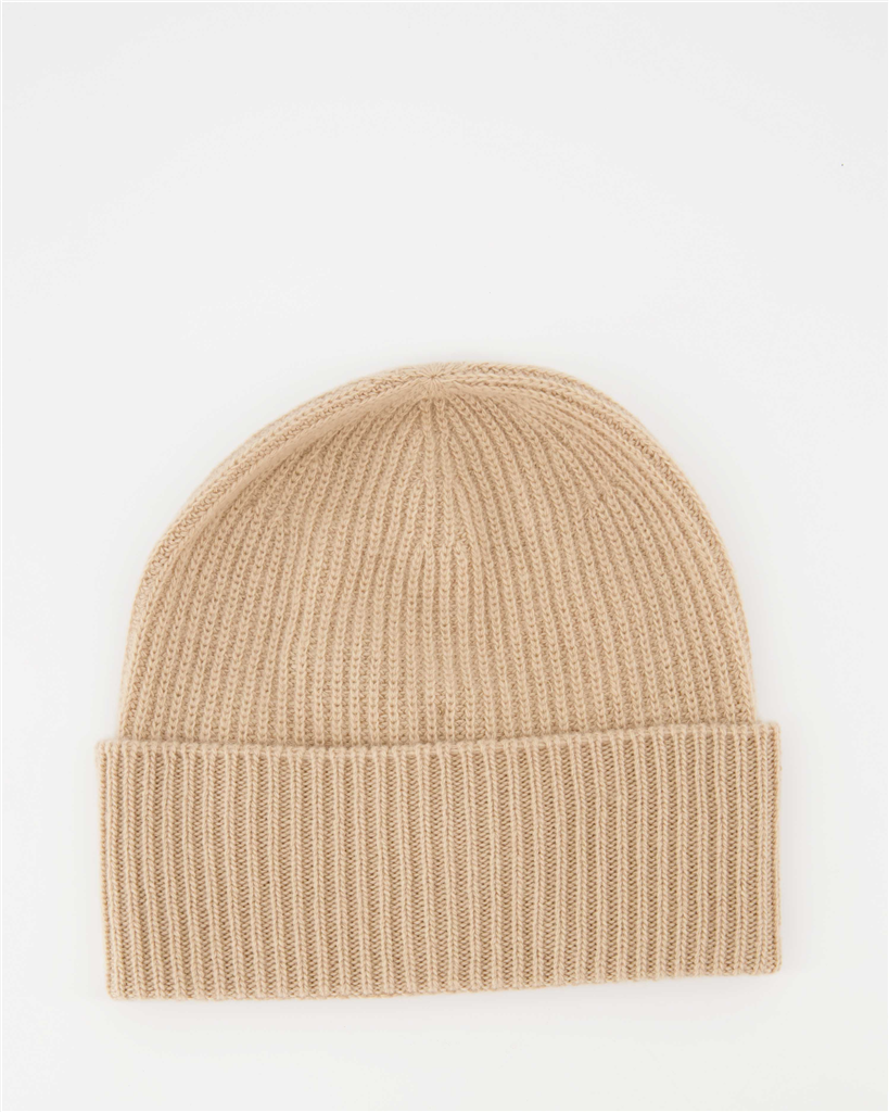 Hats, caps and beanies Cuffed beanie Moncler Beige Women