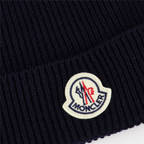 Hats, caps and beanies Cuffed beanie Moncler Blue Man