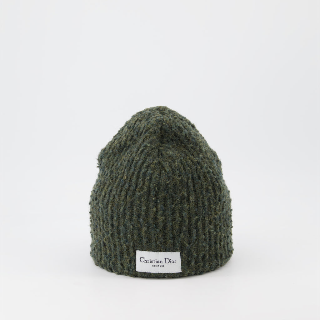 Chapéus, bonés e gorros Bonnet côtelé Dior Verde Homme
