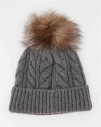 Hats, caps and beanies Pom-pom hat Moncler Grenoble Gray Women