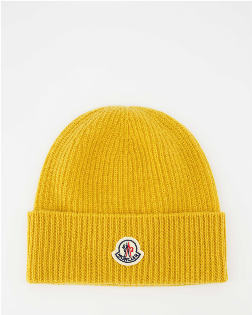 Hats, caps and beanies Cuffed beanie Moncler Yellow Man