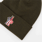 Hats, caps and beanies wool cap Moncler Grenoble Green Man