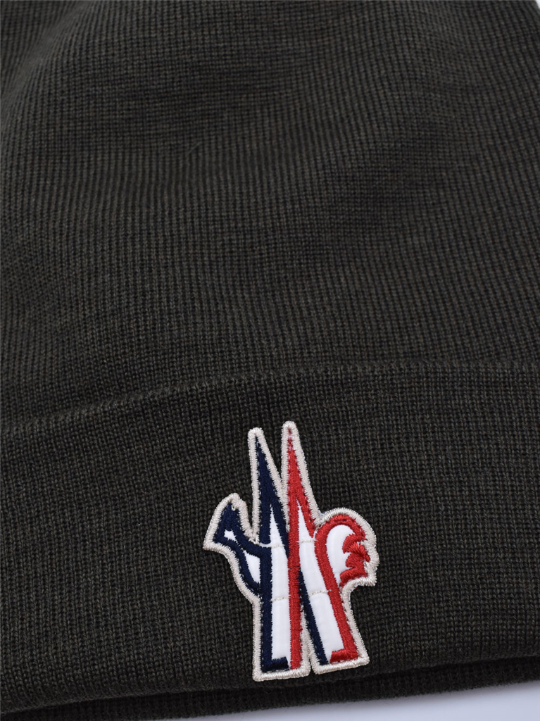 Hats, caps and beanies Logo beanie Moncler Grenoble Green Man