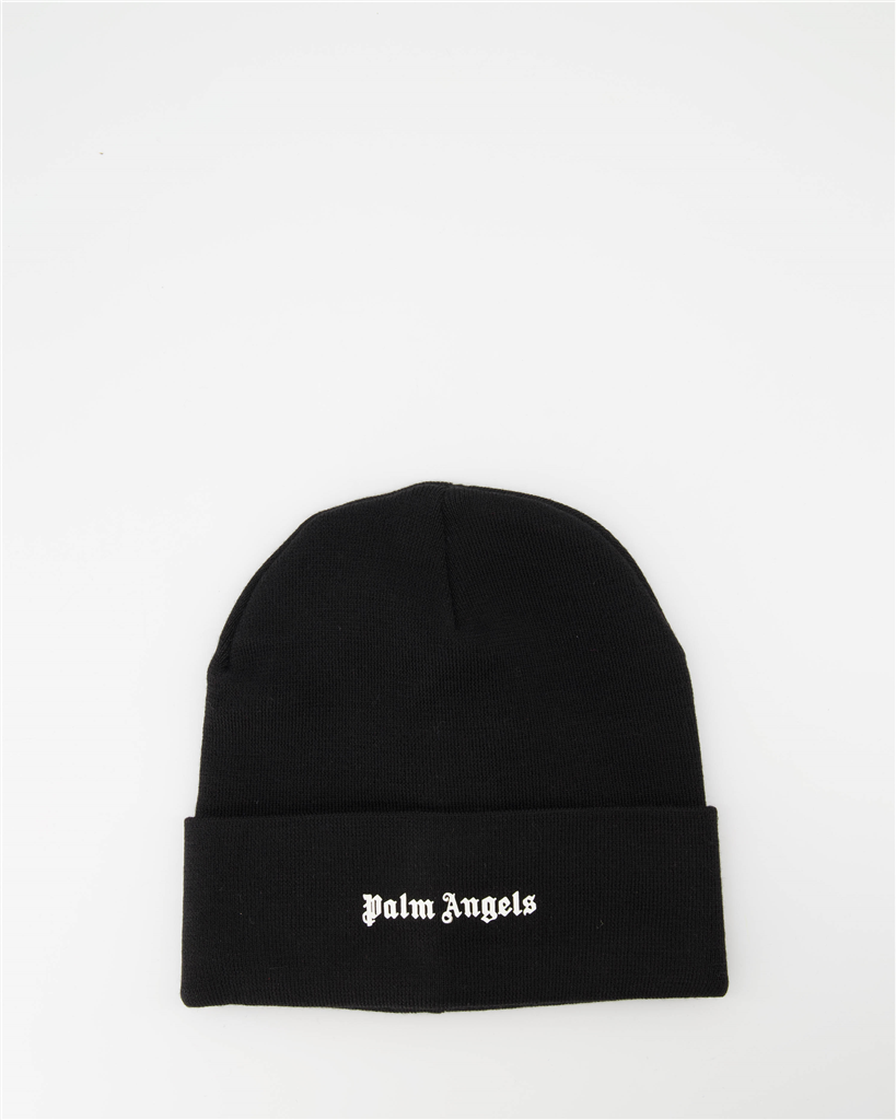 Hats, caps and beanies Logo beanie Palm Angels Black Man