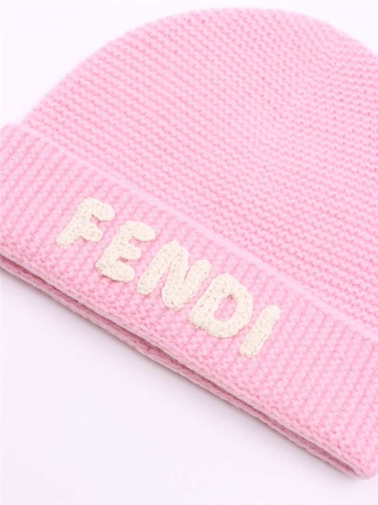 Accessories Embroidered hat Fendi Pink Kids