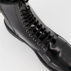 Boots and ankle boots VLogo combat boots Valentino Garavani Black Man