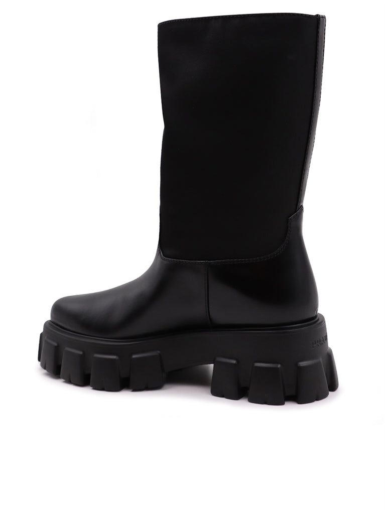 Boots Logo boots Prada Black Women