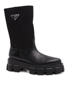 Boots Logo boots Prada Black Women