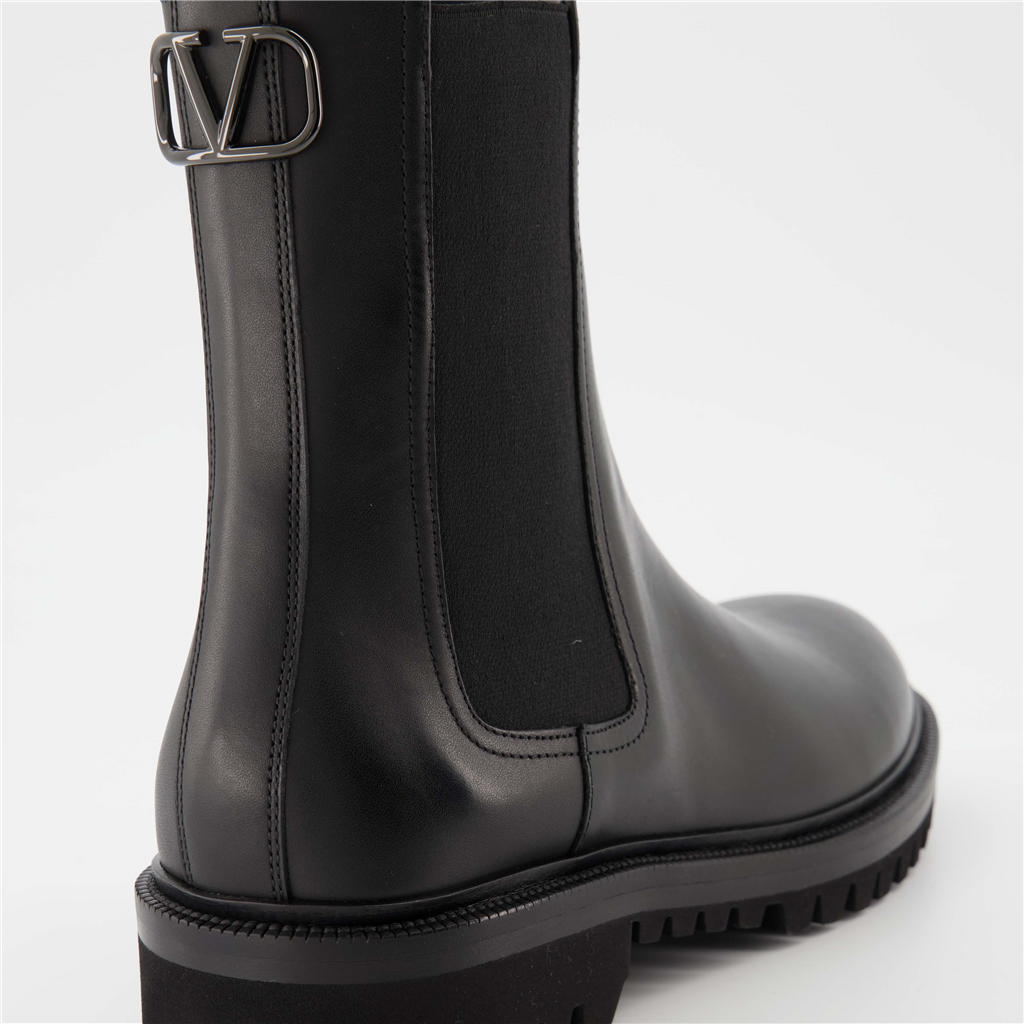 Bottes et bottines Bottines VLogo Valentino Garavani Noir Homme