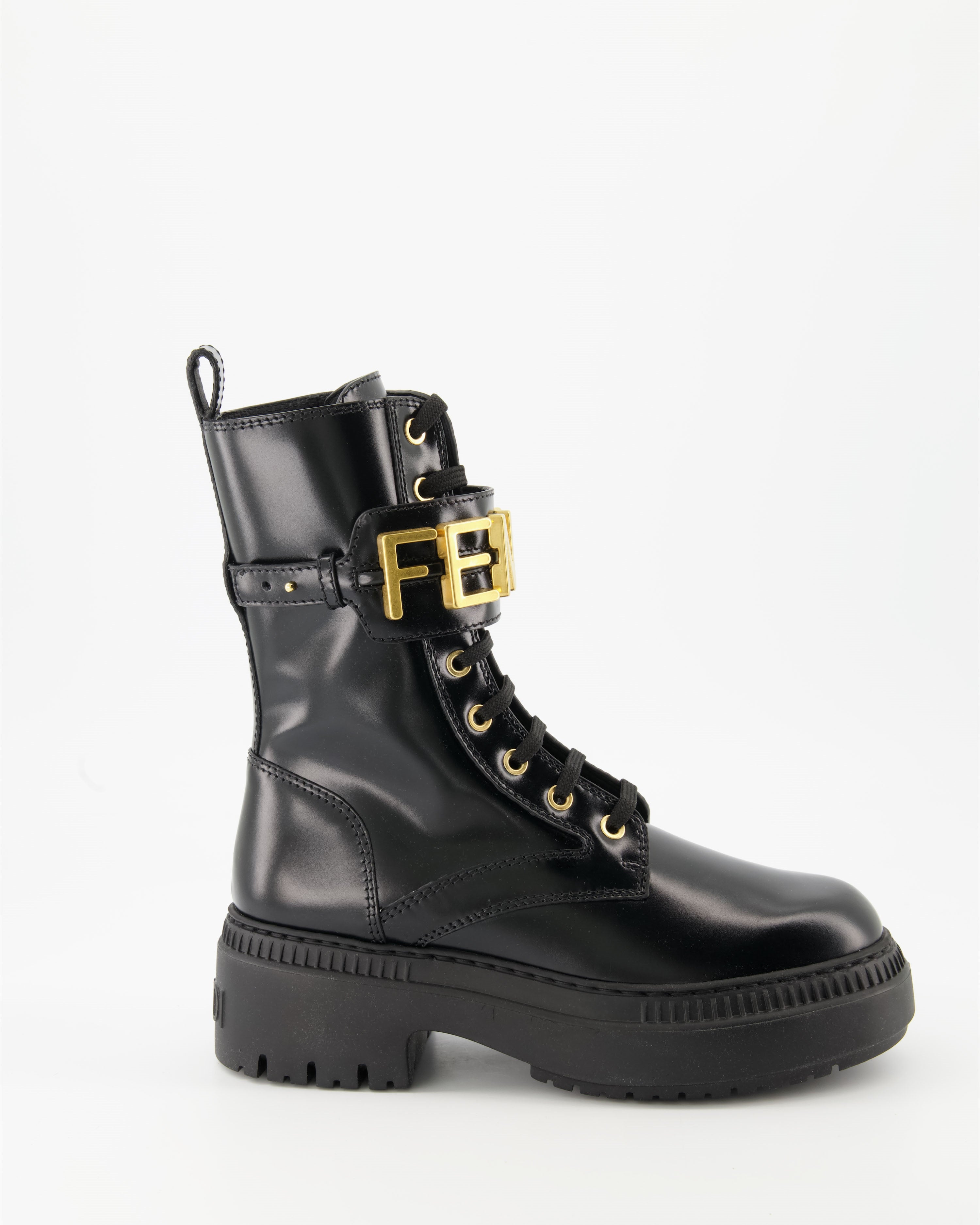 Ankle boots Biker ankle boots Fendi Black Women