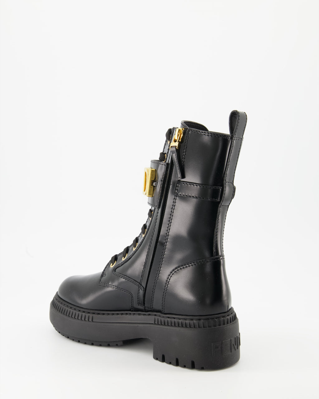 Ankle boots Biker ankle boots Fendi Black Women