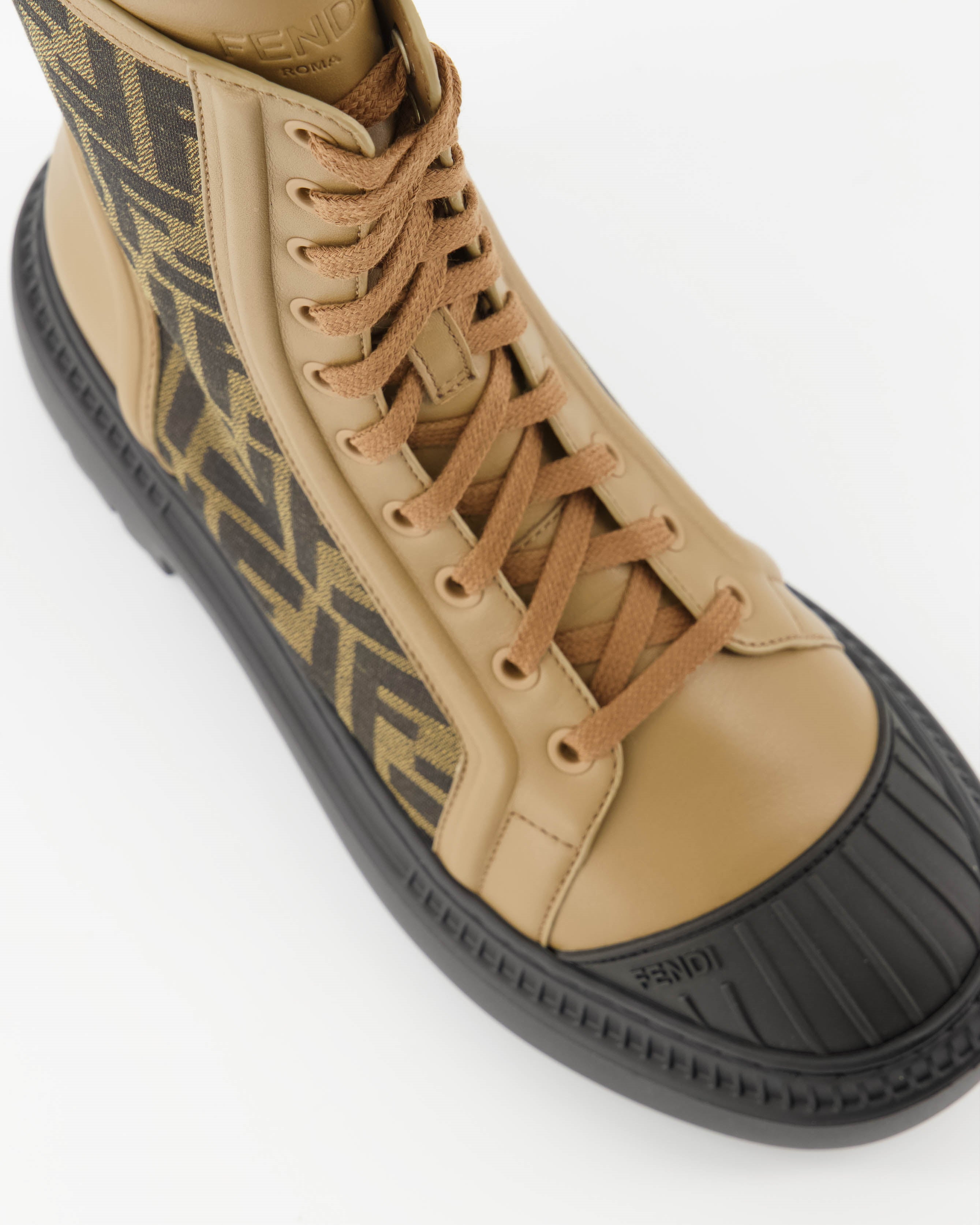 Sneakers Brown Biker Boots Fendi Brown Women