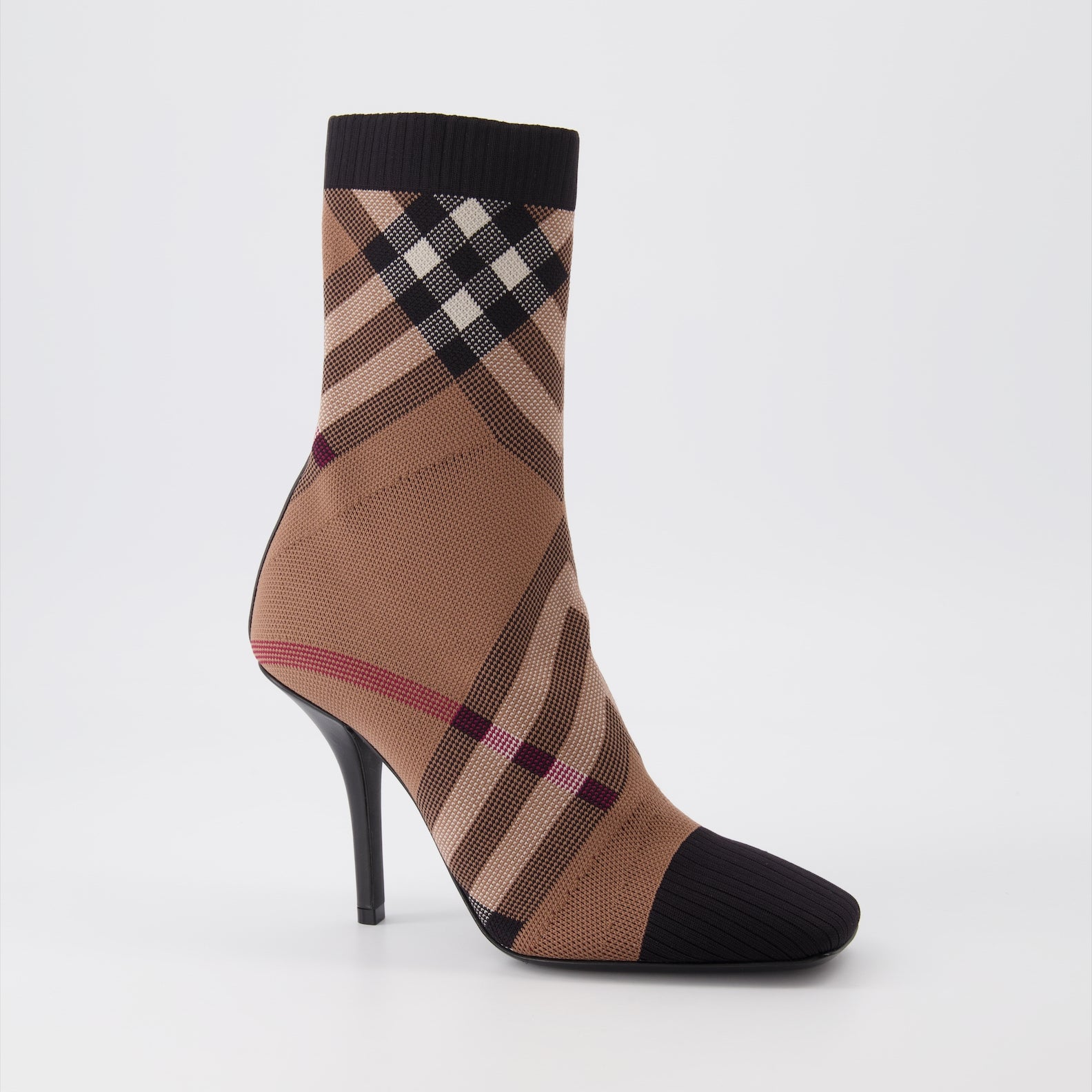 Ankle boots Sock ankle boots Burberry Brown Women