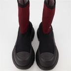 Boots and ankle boots Sock ankle boots Alexander McQueen Black Man