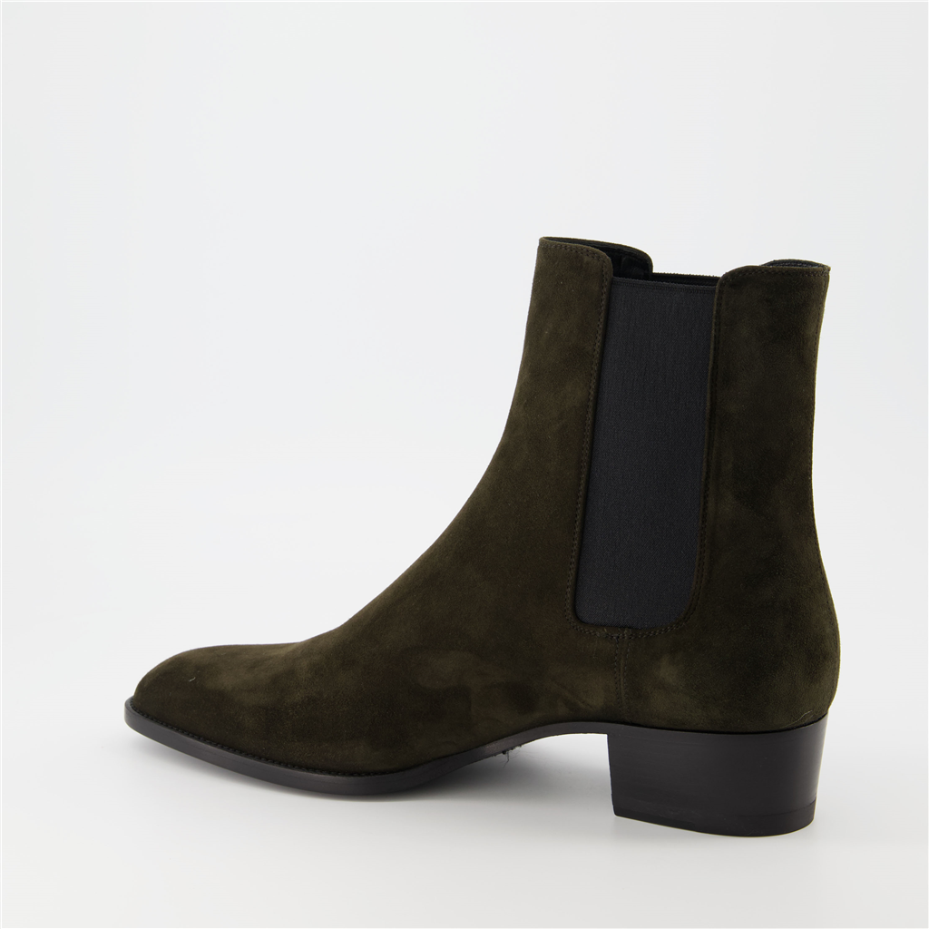 Boots and ankle boots Chelsea boots Saint Laurent Brown Man