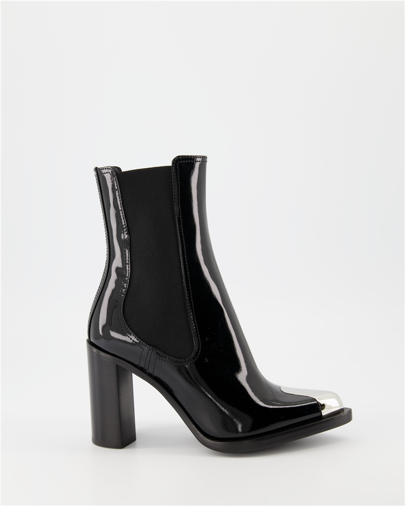 Boots Punk Chelsea Boots Alexander McQueen Black Women