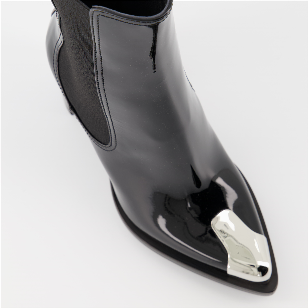 Boots Punk Chelsea Boots Alexander McQueen Black Women