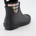 Sneakers Checked ankle boots Black Burberry Black Women