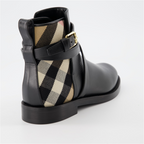 Sneakers Checked ankle boots Burberry Black Women