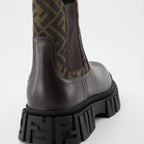 Boots and ankle boots FF ankle boots Fendi Black Man