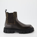 Boots and ankle boots FF ankle boots Fendi Black Man
