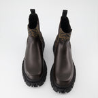 Boots and ankle boots FF ankle boots Fendi Black Man