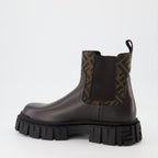 Boots and ankle boots FF ankle boots Fendi Black Man