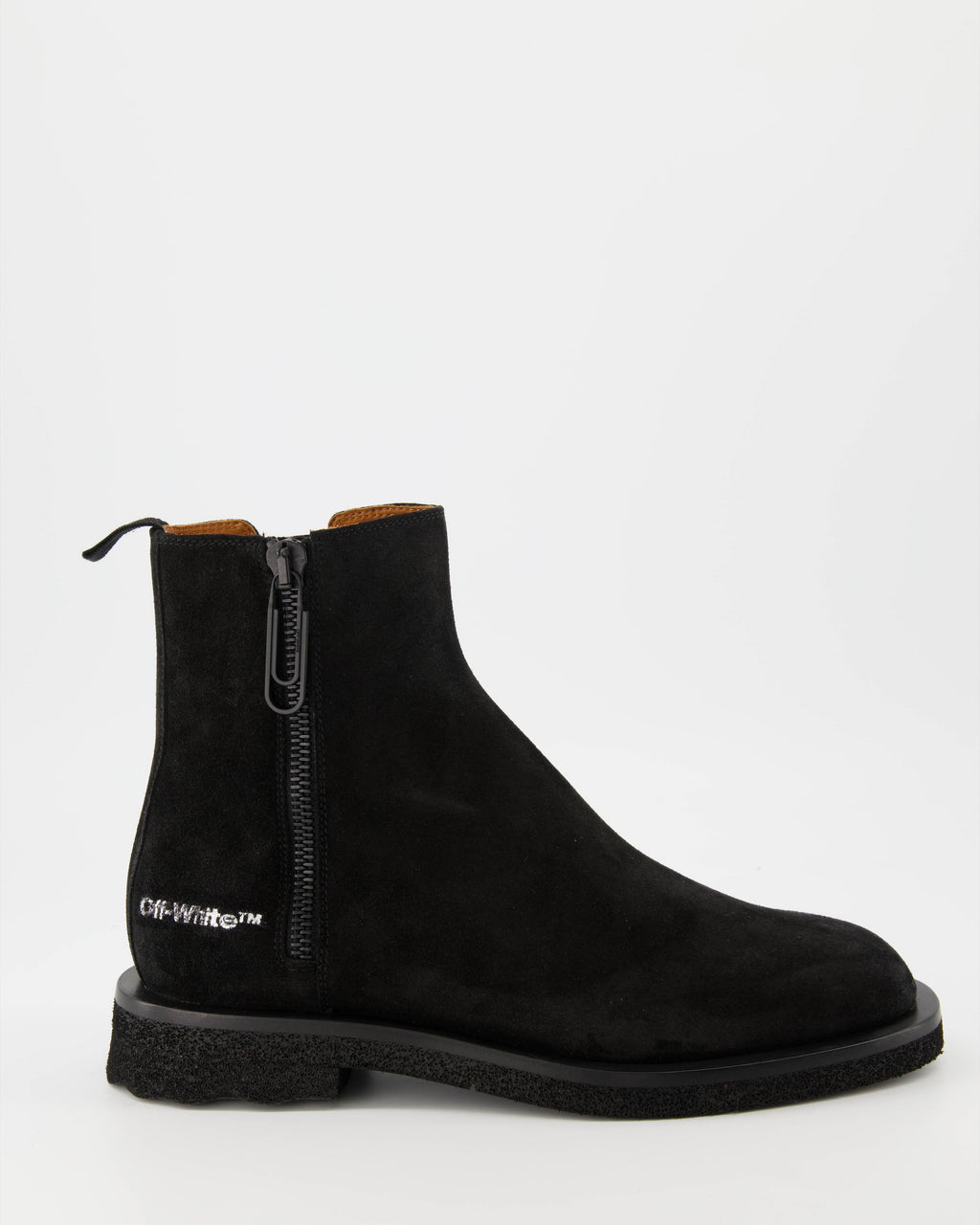 Boots and ankle boots Suede ankle boots Off-White Black Man