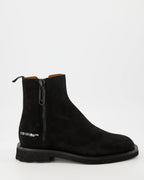 Boots and ankle boots Suede ankle boots Off-White Black Man