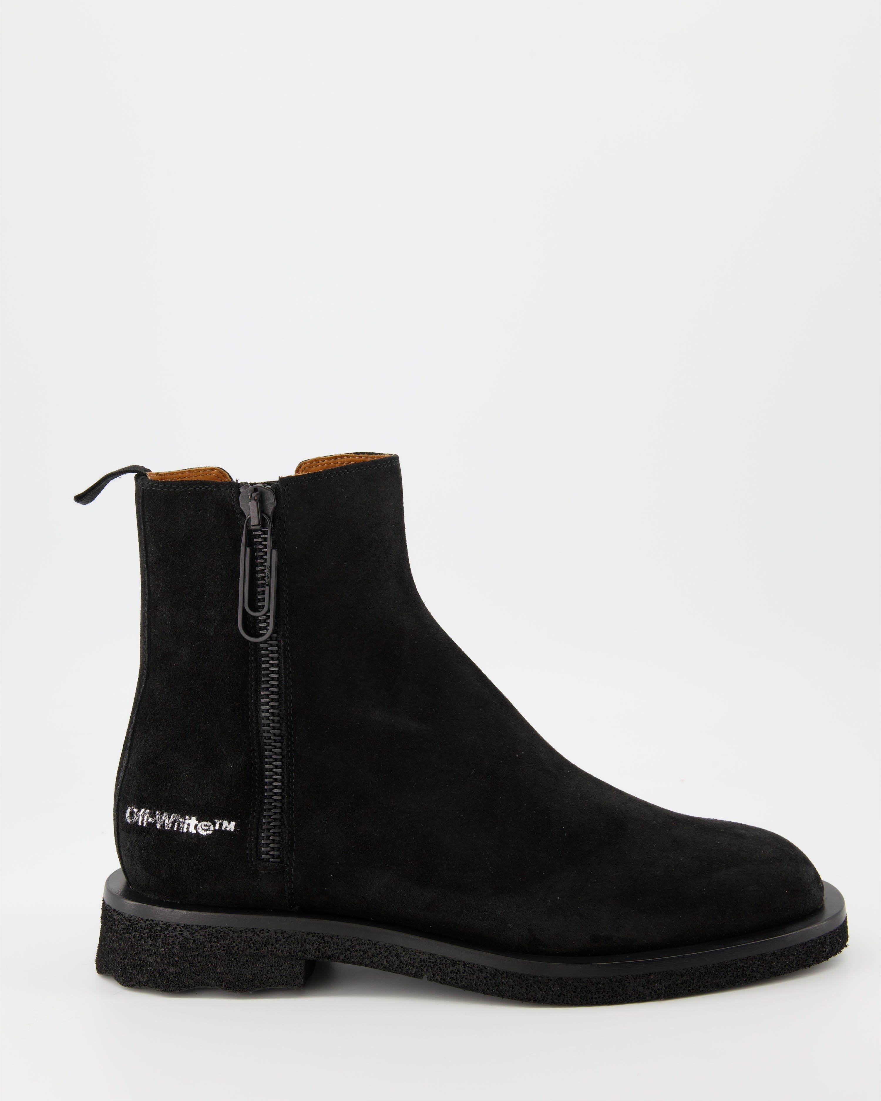 Boots and ankle boots Suede ankle boots Off-White Black Man