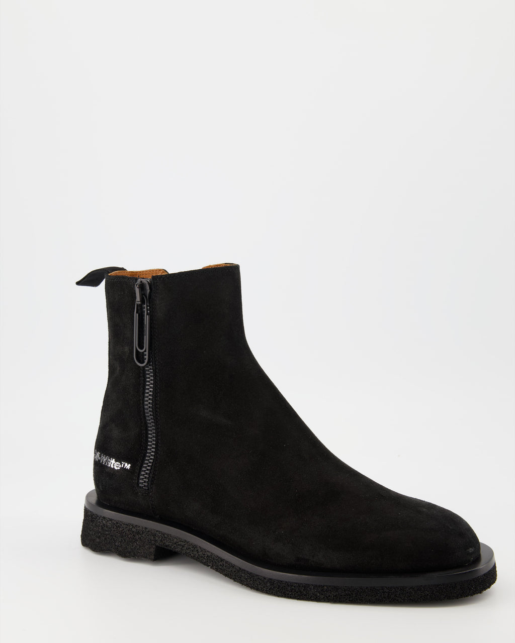 Boots and ankle boots Suede ankle boots Off-White Black Man