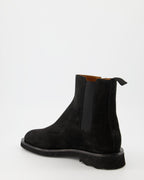 Boots and ankle boots Suede ankle boots Off-White Black Man