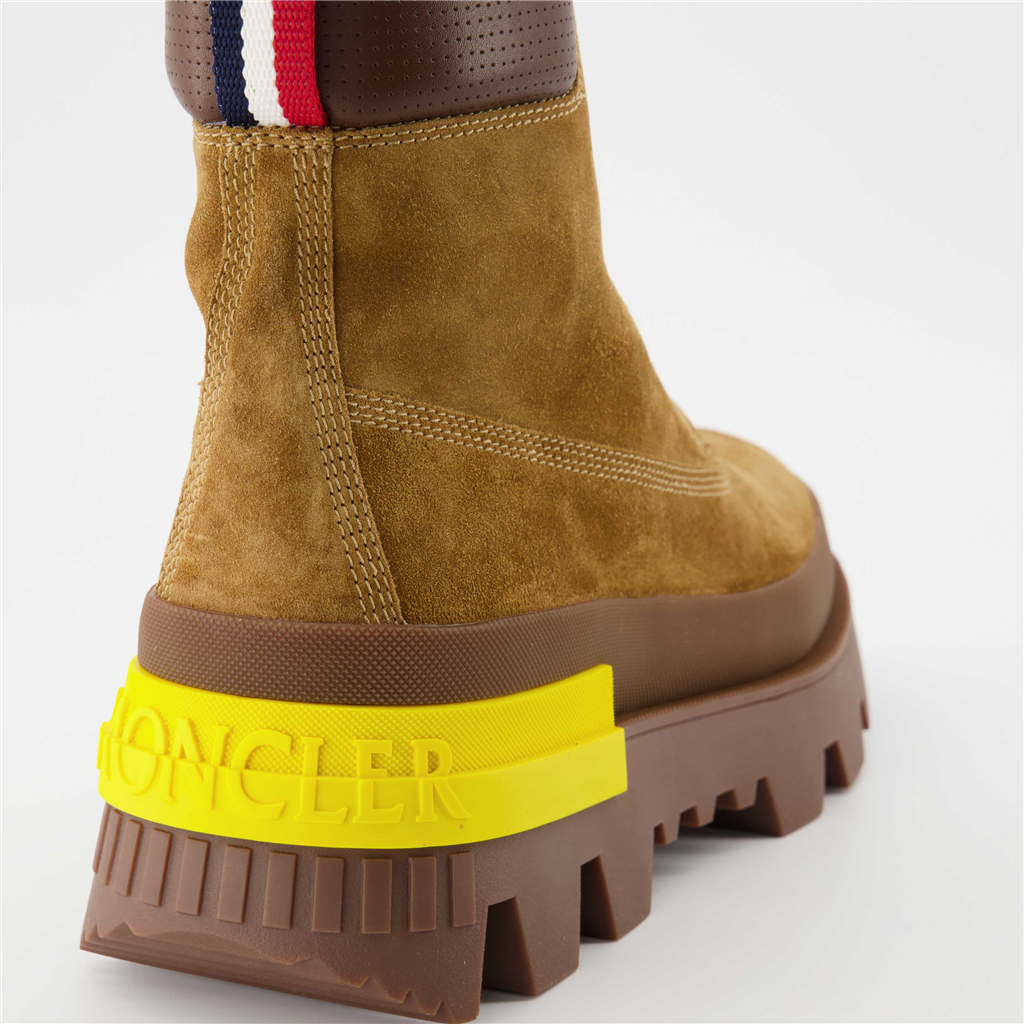 Boots and ankle boots Suede ankle boots Moncler Brown Man