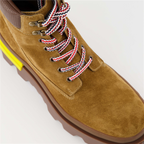 Boots and ankle boots Suede ankle boots Moncler Brown Man