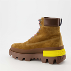 Boots and ankle boots Suede ankle boots Moncler Brown Man