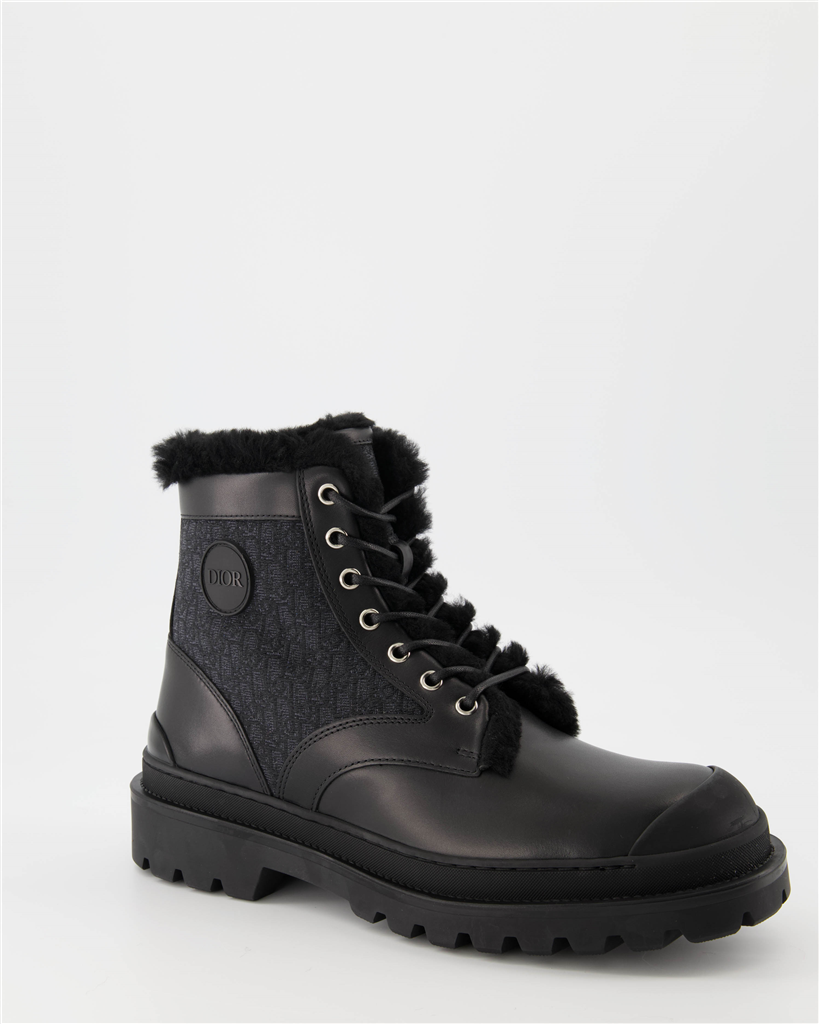 Bottes et bottines Bottines Explorer Dior Noir Homme