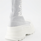 Ankle boots Graffiti ankle boots Alexander McQueen Silver Women